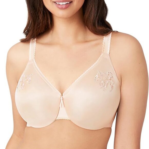 **Wacoal** Slimline Seamless Underwire Minimizer Bra Sand 85154 40DDD NWT - Picture 1 of 8